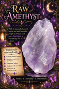1 lb raw amethyst
