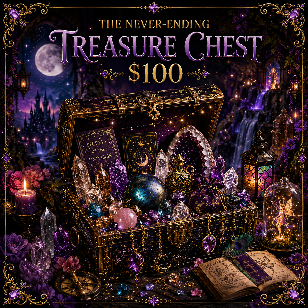 The Never Ending $100 treasure chest